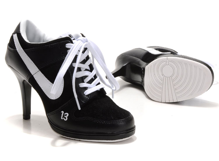 chaussure nike a talon noir et blanc, Nouvelles Talon Nike Dunk Bas Noir et Blanc,air jordan 3 retro,De super promotions disponibles
